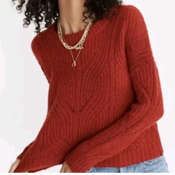 Madewell Sweaters - 03 Madewell | Deep Red Charley Pullover Sweater  Size Small